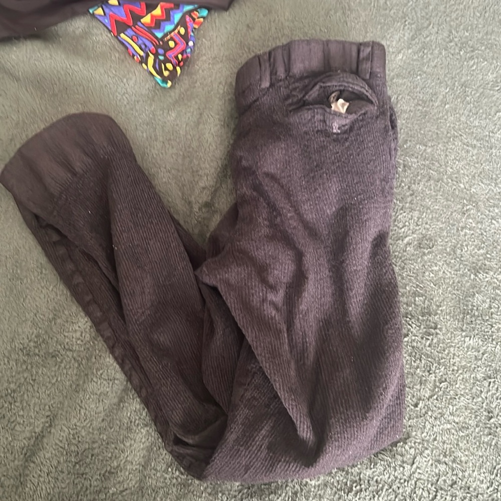 Black flared pants